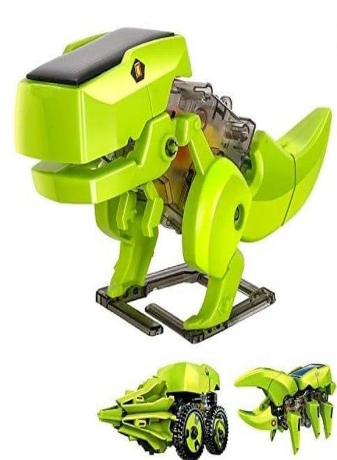 Robocraze 3 in 1 3D DIY Green Safe Energy Driven Dinosaur - Image 1